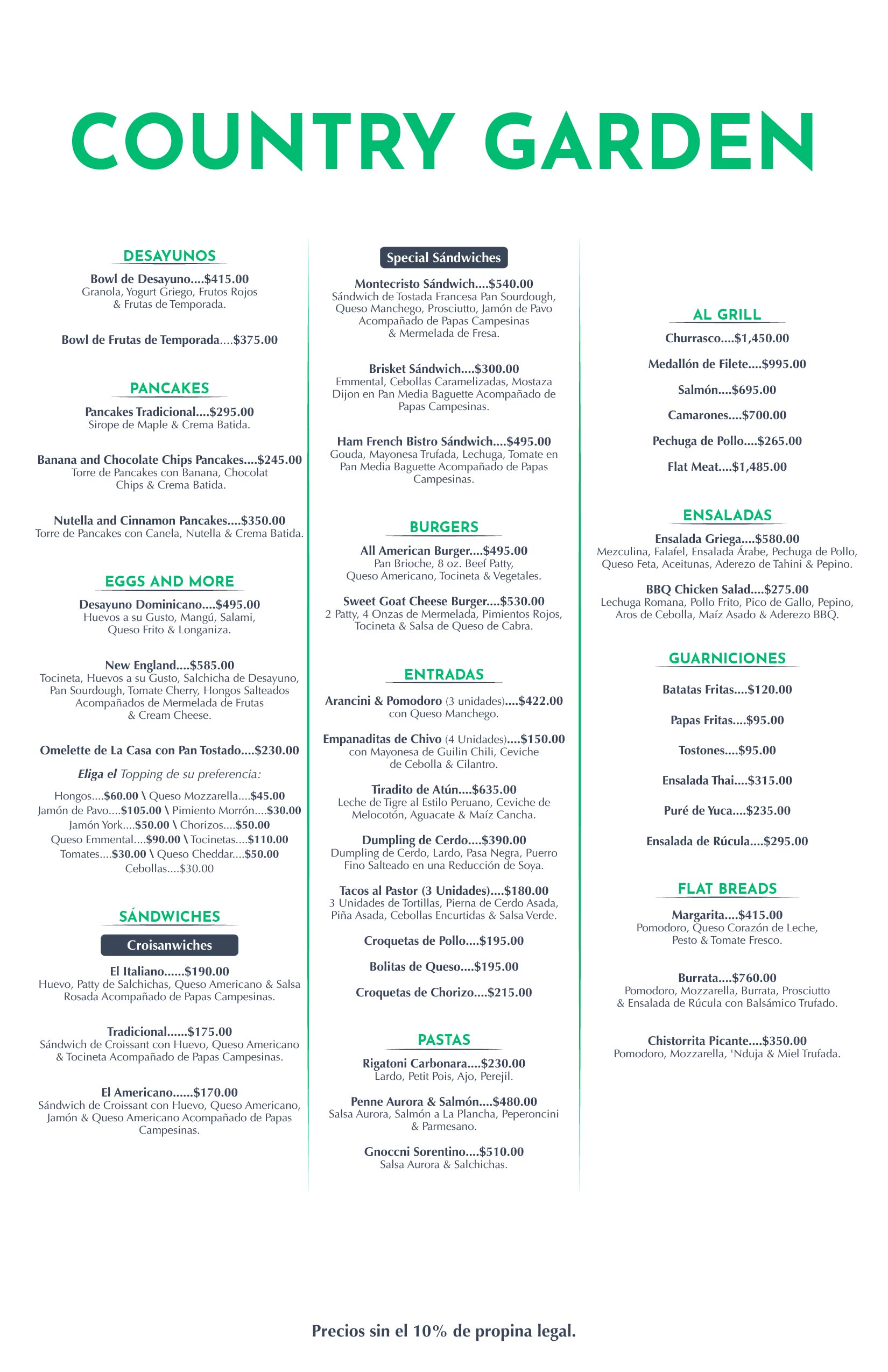 Menú Country Garden 11x17 6-11-2025