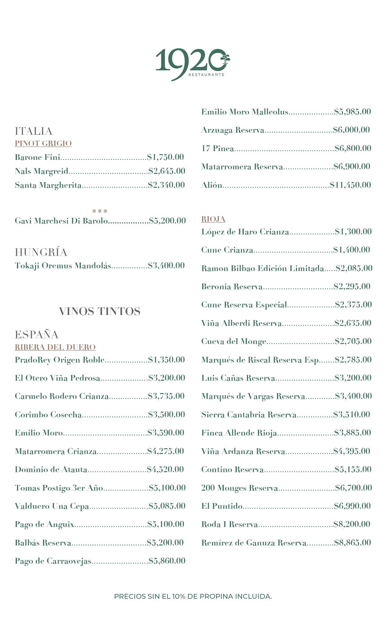 Carta de Vinos 1920 25-05-2026-02